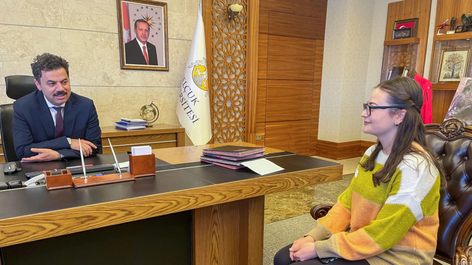 Avicenna Topluluğu’ndan Rektör Prof. Dr. Hüseyin Yılmaz’a ziyaret